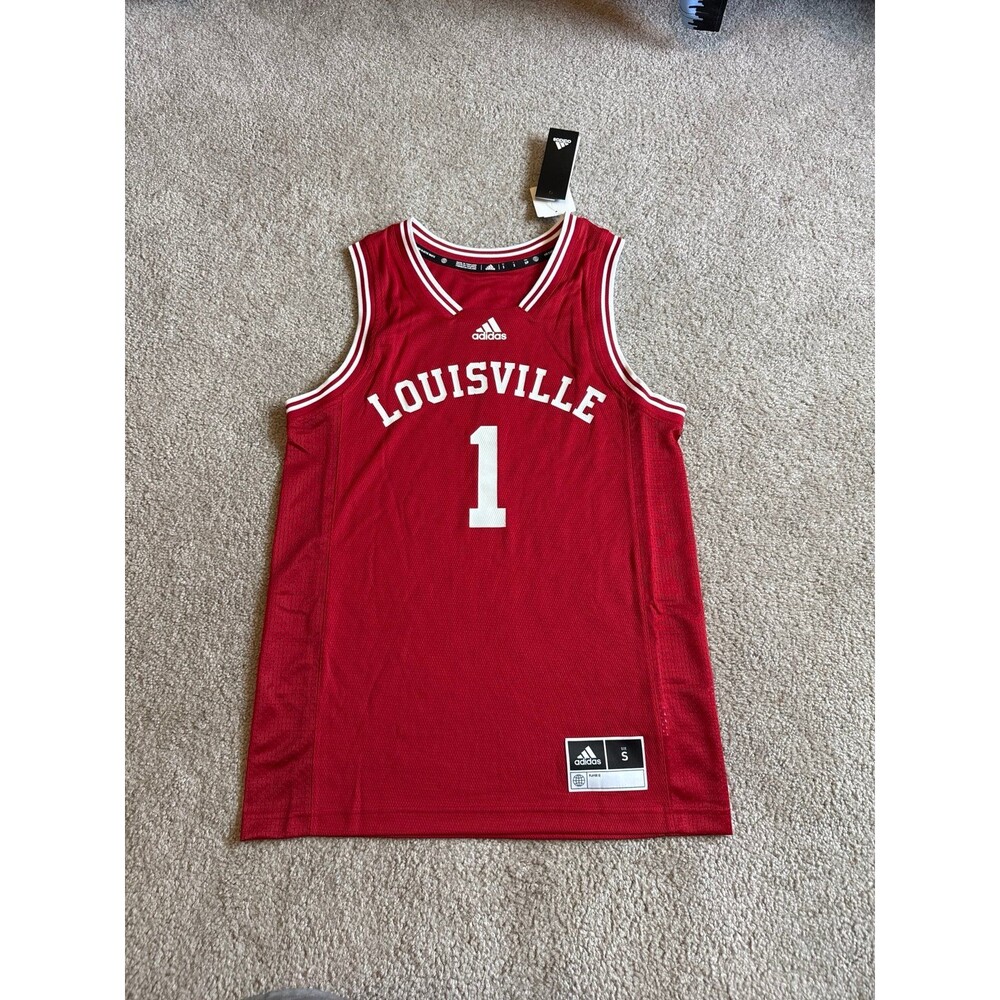 Louisville Cardinals Adidas NWT Men’s Basketball Jersey Size Small